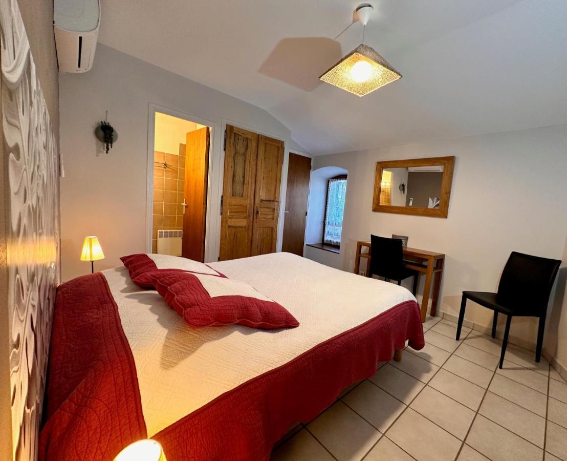 Chambres D'Hotes Les Clapas Chauzon ภายนอก รูปภาพ