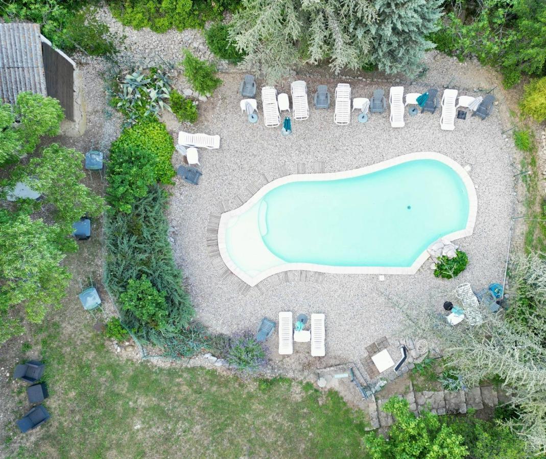 Chambres D'Hotes Les Clapas Chauzon ภายนอก รูปภาพ