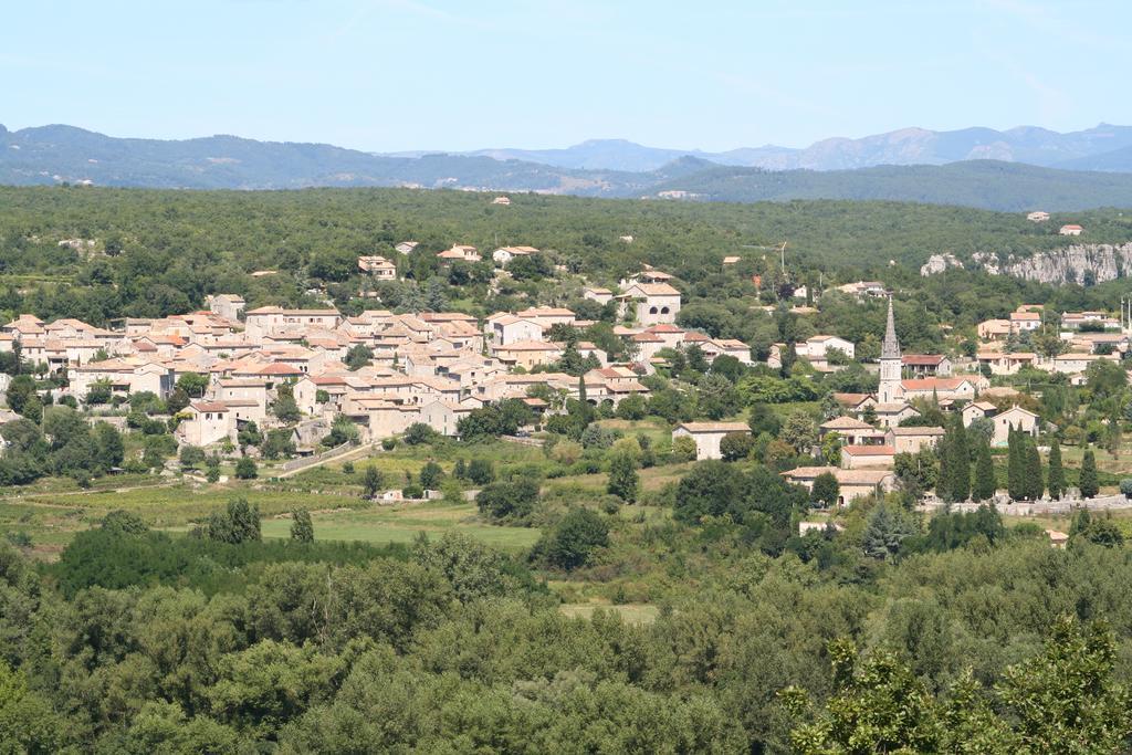Chambres D'Hotes Les Clapas Chauzon ภายนอก รูปภาพ